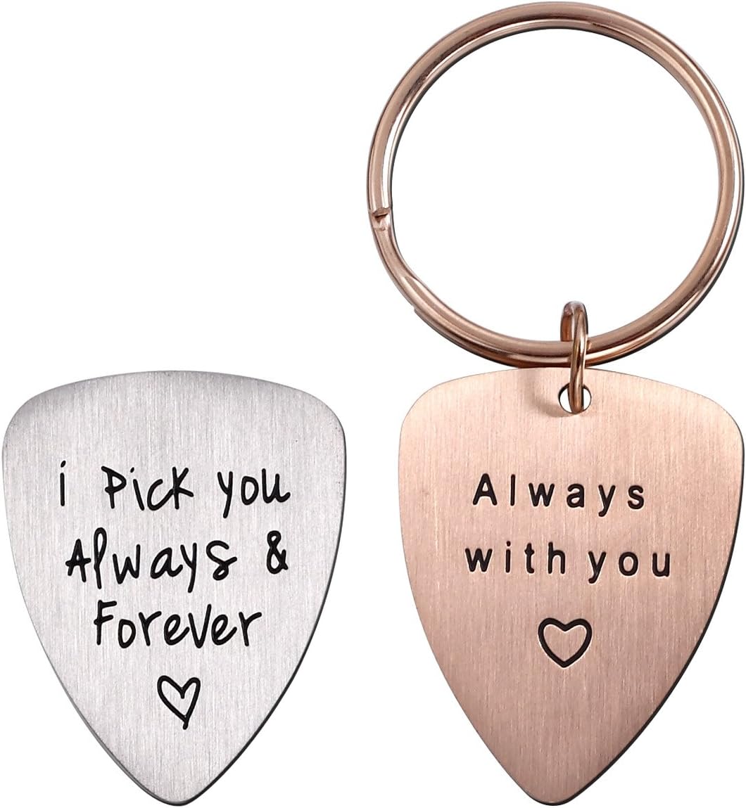 Couple Keychain I Pick You Always&Forever Always with You Love Keyring (Always Forever(Rose))