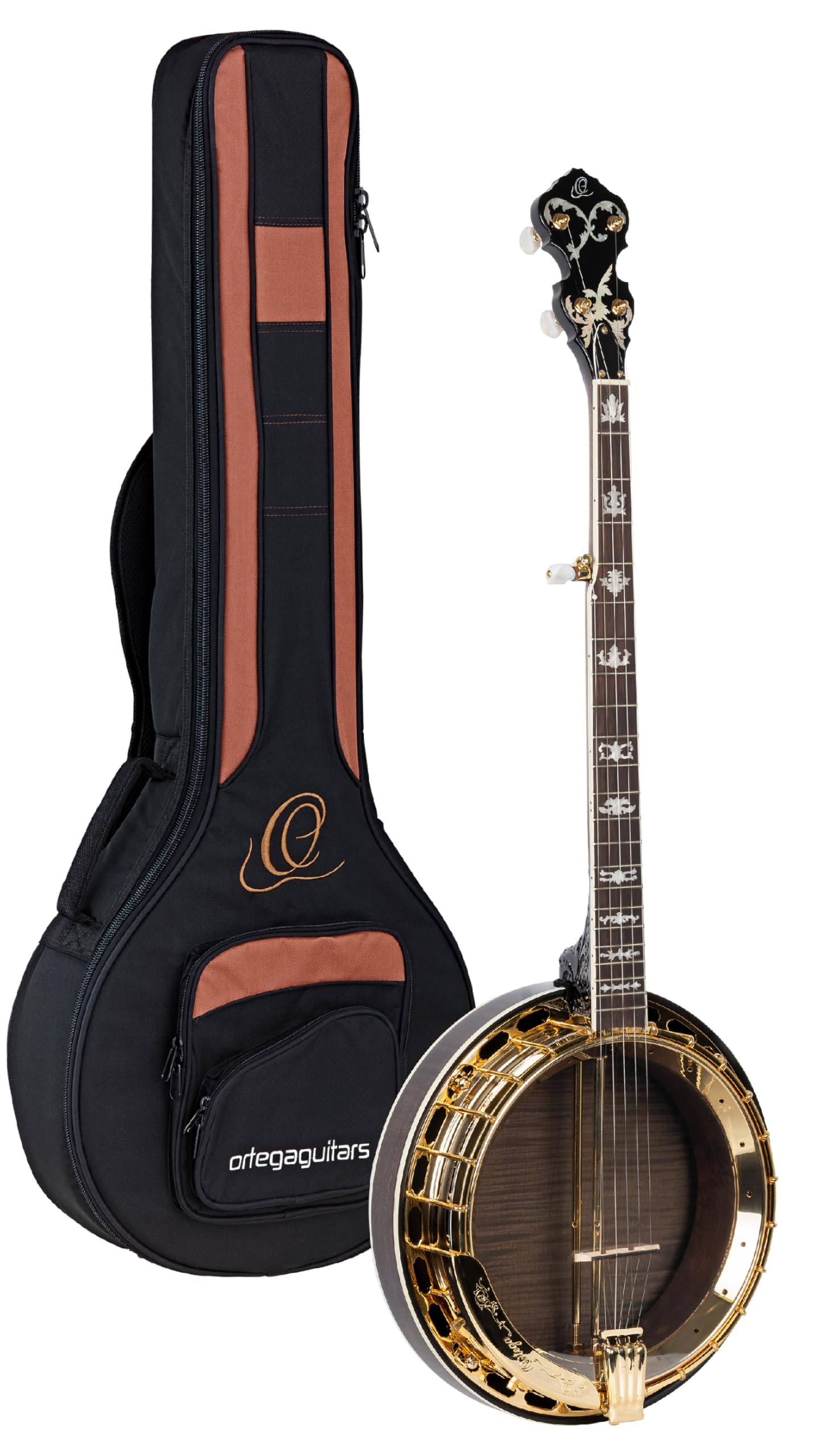 Ortega OBJ850-MA Falcon Series 5-string Banjo Natural with Gig Bag