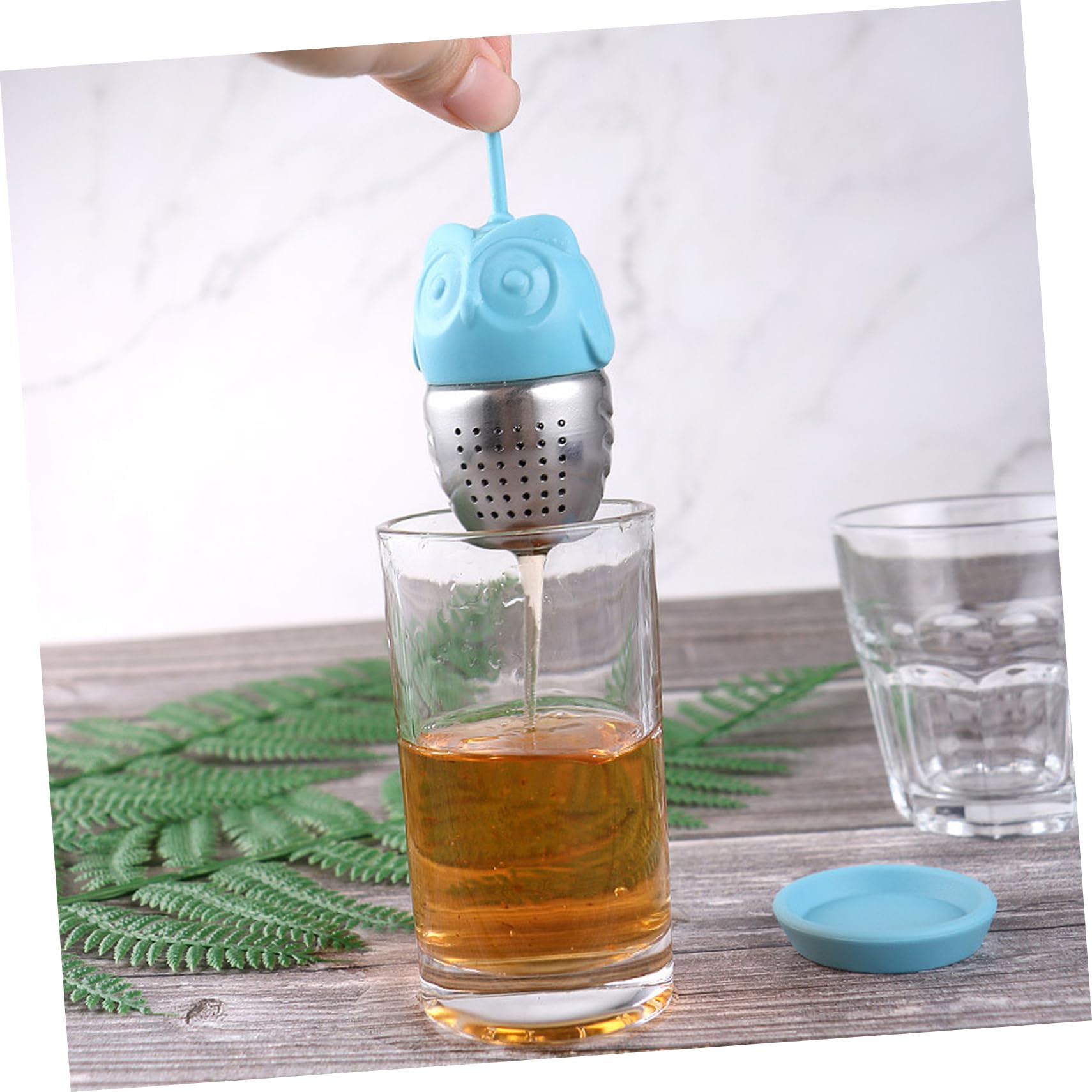 PLAFOPE Juego De 3 Coladores E Infusores De Té Para Té Suelto Filtros De Malla Fina De Acero Inoxidable Para Relajarse A La Hora Del Té (2 Unidades)