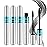 4 Pack VIBELY Mascara 5x Longer Washable, 2 in 1 4D Silk Fiber Lash Mascara, Natural Lengthening and Thickening, No Clumping, Long-lasting