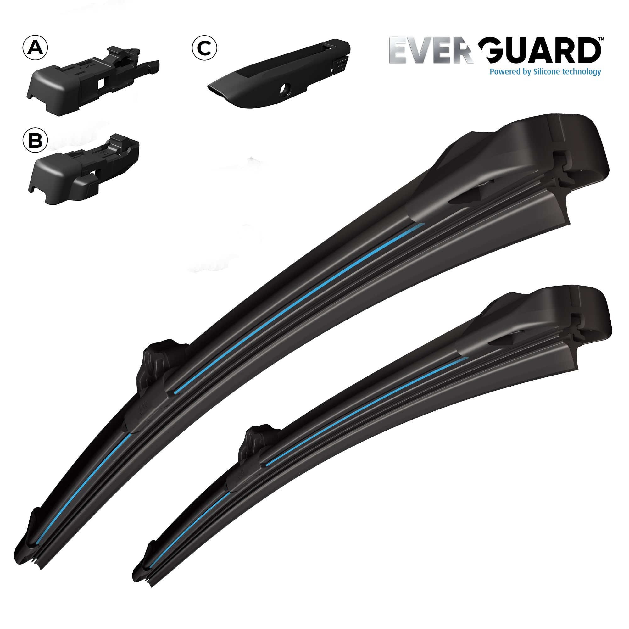 Valeo Everguard 2x Limpiaparabrisas VSK1 - Delanteras - 600 mm / 400 mm