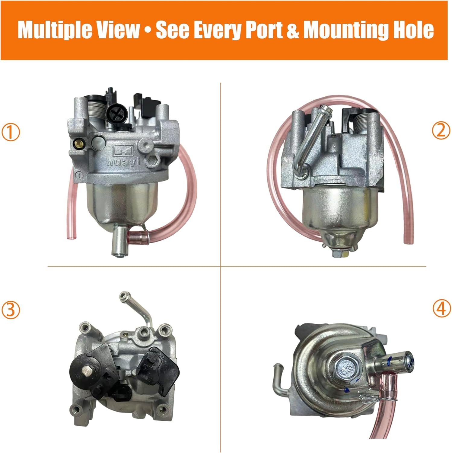 Huayi Carburetor Compatible with Cummins Onan P4500i Westinghouse IGen4500 Inverter Generator 224cc OHV Engine