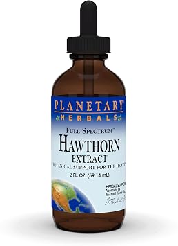 Planetary Herbals Full Spectrum Hawthorn Liquid Extract Supplement, 2 Fluid Ounce
