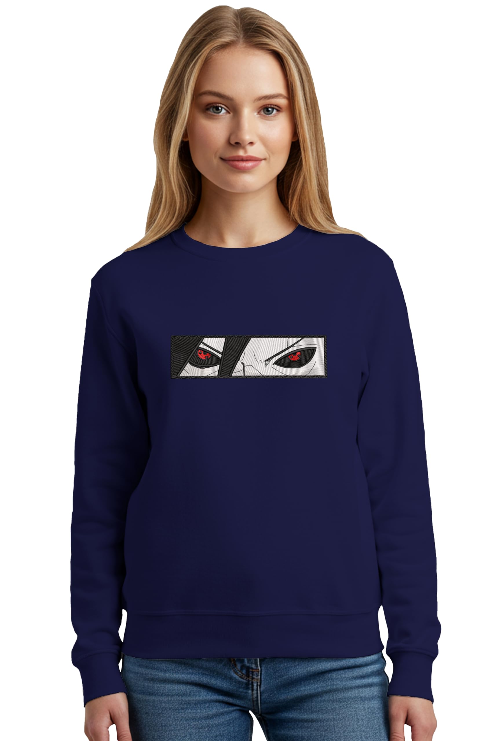 buy that trendz Womens Sweatshirt Red Eyes Typographic Printed Full Sleeve Regular Fit Cotton Blend Gen Z Sweatshirt-picture-41