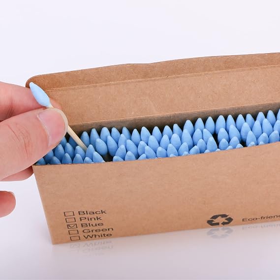 Yoseng Natural Bamboo Double-Headed Cotton Swabs,Soft & Eco-Friendly | Biodegradable,Plastic-free,Double-Ended Design,Ideal for Ear Cleaning,Makeup Application,Crafts,Painting,And Dirt Removal