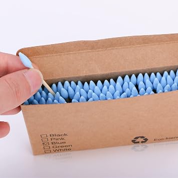 Yoseng Natural Bamboo Double-Headed Cotton Swabs,Soft & Eco-Friendly | Biodegradable,Plastic-free,Double-Ended Design,Ideal for Ear Cleaning,Makeup Application,Crafts,Painting,And Dirt Removal