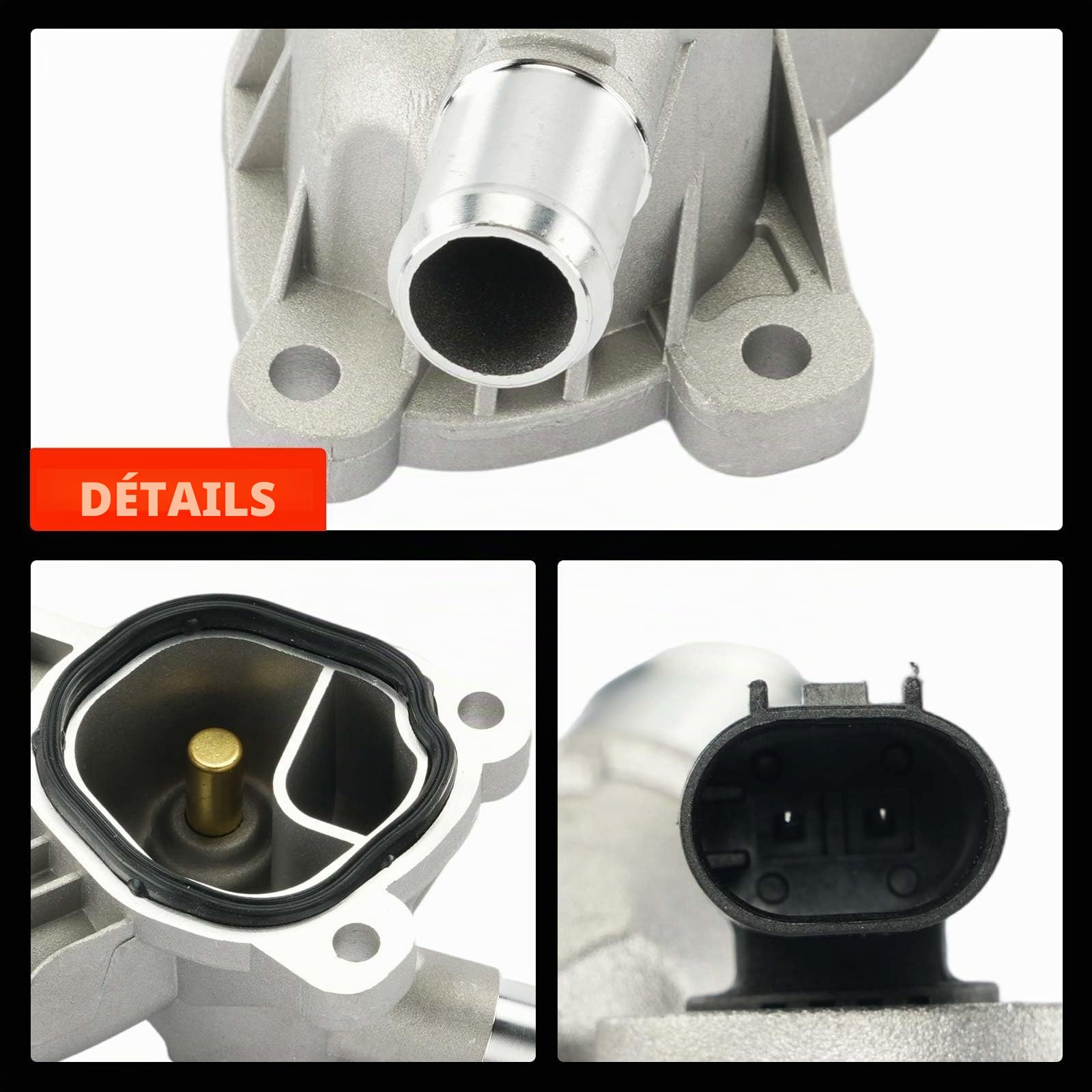 Frankberg Bride de liquide de refroidissement 902-846 | Compatible avec: Corsa D S07, Astra J Berline, Insignia A Berline G09, Cascada W13, Astra J P10, Corsa E X15