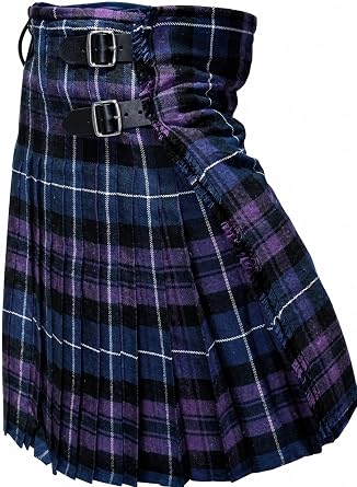 AAR Mens Scottish Tartan Kilt - 13oz Highland Casual Kilt for Men - 11 Tartans