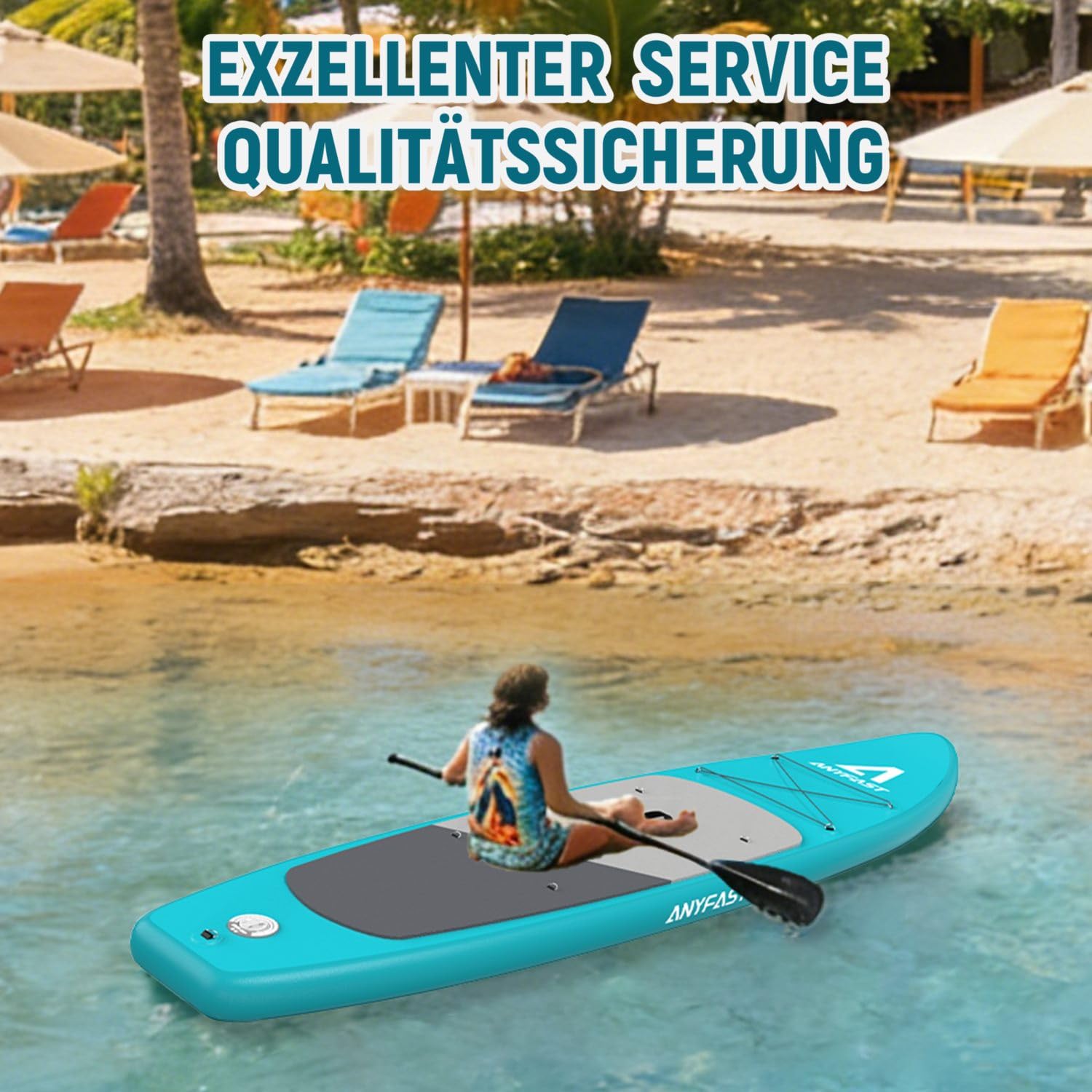 Stand up Paddle-Board-Wide-Gonfiabile-Pesca-Paddleboard - 11'x35' Ultra Stabile Wide SUP, pompa, porta macchina fotografica, guinzaglio, zaino, accessori, giovani/adulti