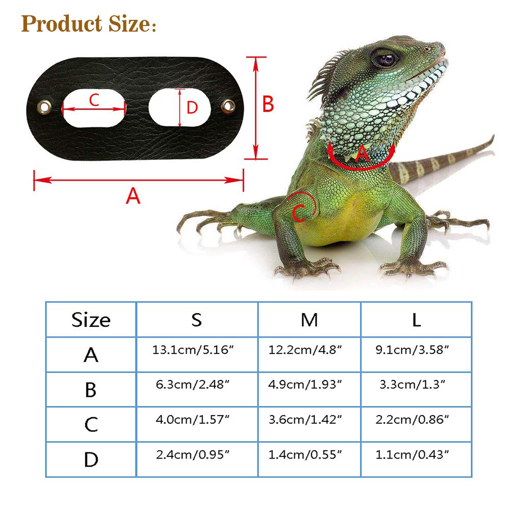 Leopard Gecko Leash And Harness Set Dragon Wing Leash (3-Size