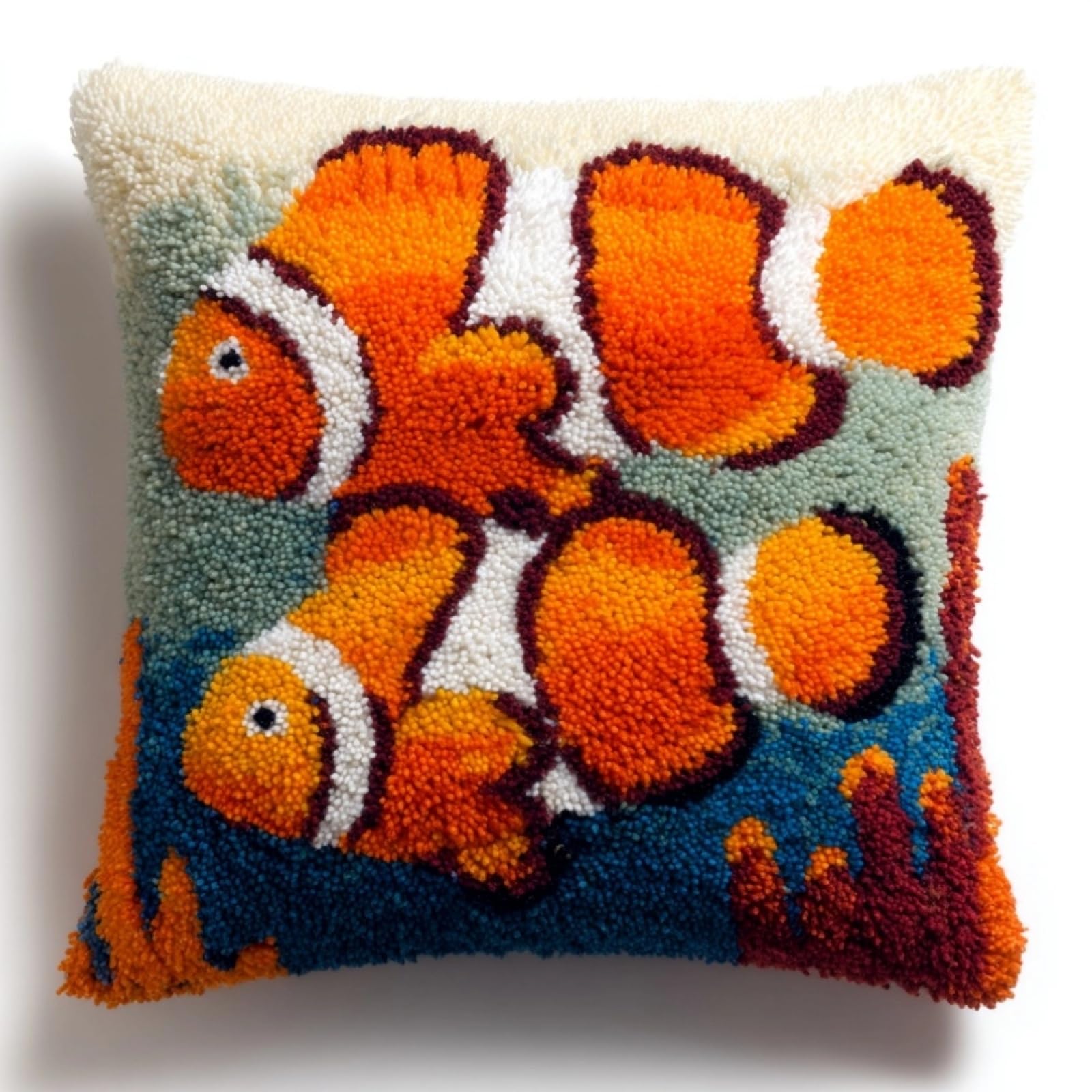 AxiangziK Latch Hook Cushion Kits for Adults,Clownfish