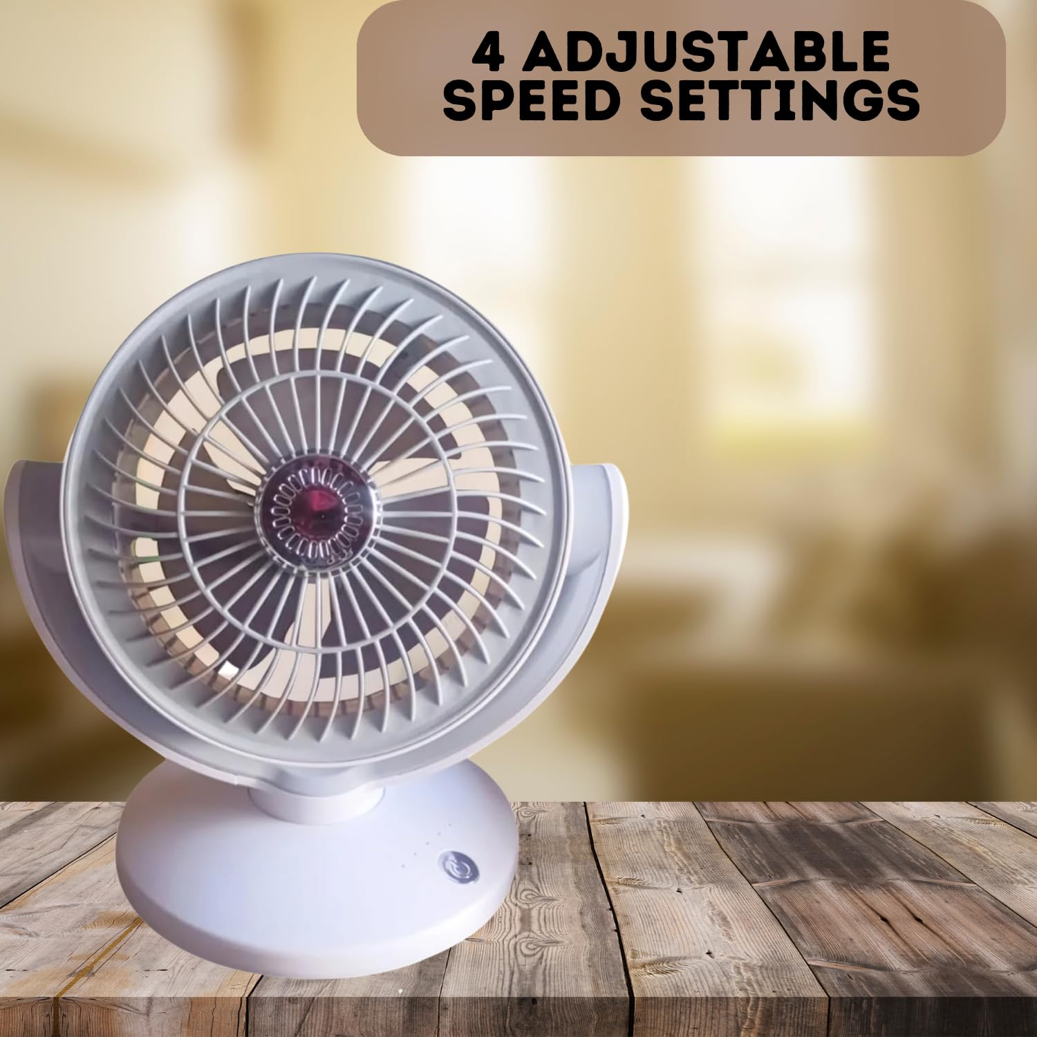 Drumstone γπΊπππ πΆπππ π»ππ
ππγ 8-Inch Portable Fan β 1800mAh Battery, Long-Lasting Power, 4 Adjustable Speeds, and 180Β° Rotation, Compact and Lightweight 4
