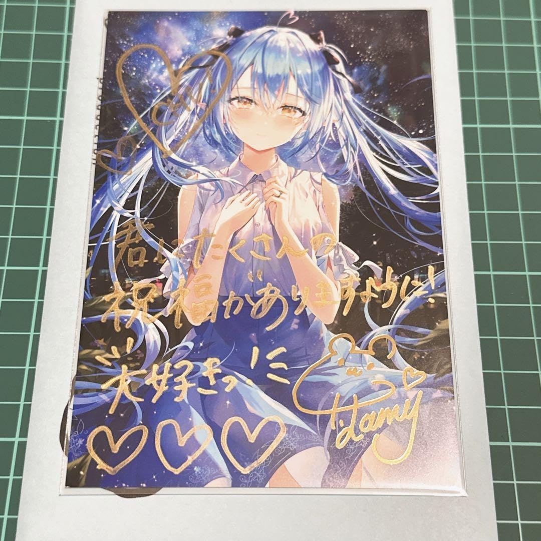 Amazon.co.jp: 雪花ラミィ 活動一周年記念 直筆メッセージ入 ポスト 