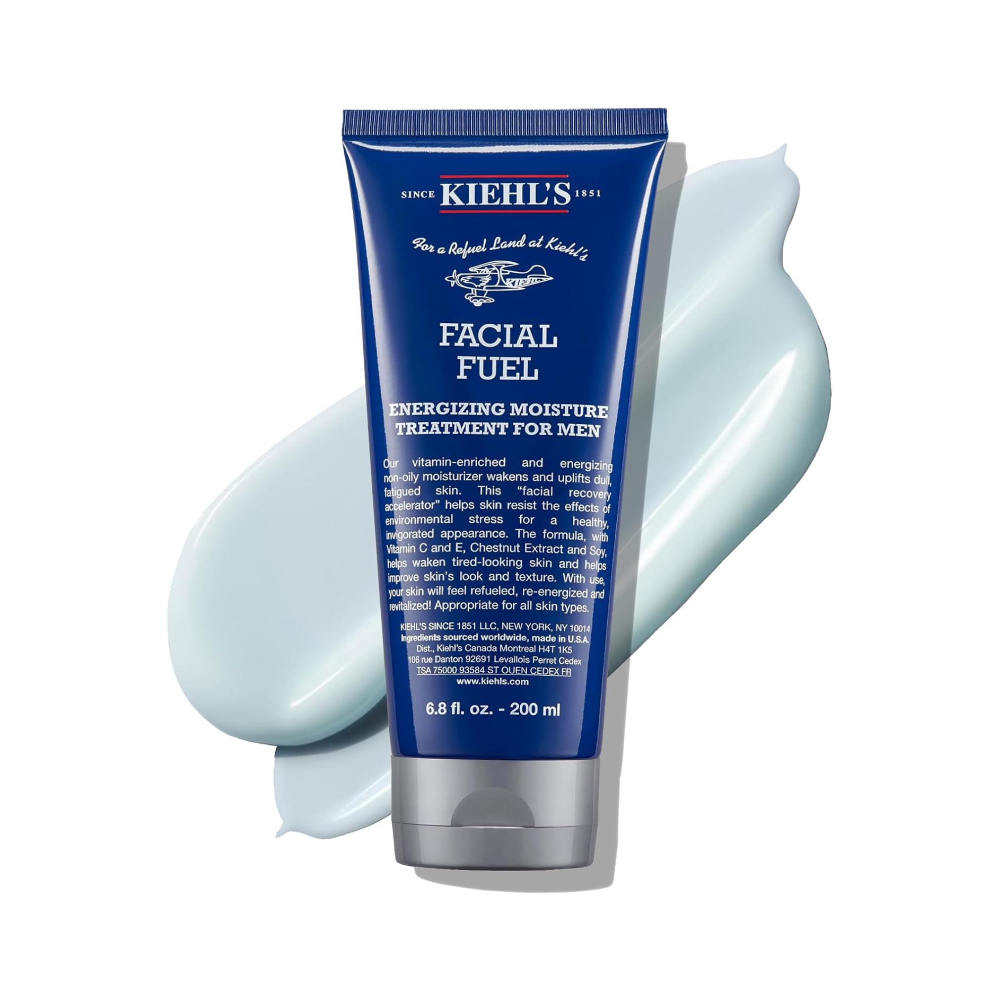 Kiehl's Crème hydratante pour le visage pour homme, avec vitamine C et caféine