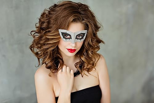 Miniatura 5 de BRIUNN GameP5 Persona 5 - Máscara de cosplay de personajes de anime japonés máscara de ojos para disfraz de bola de Halloween