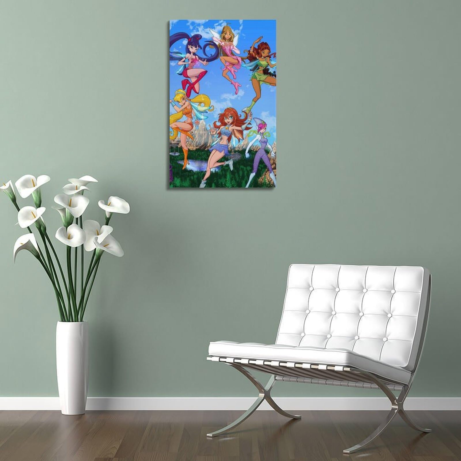 MXBFYEEB Welttour Animationsposter - 20x30cm Leinwand Druck Für Moderne Wanddekoration