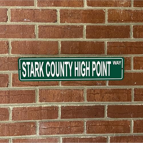 Vista 471 de Ohio Mountains Pick Your Mountain Compatible/repuesto para Ballards Hill United States Mountain Aluminio Metal Tin Street Sign Style decoración