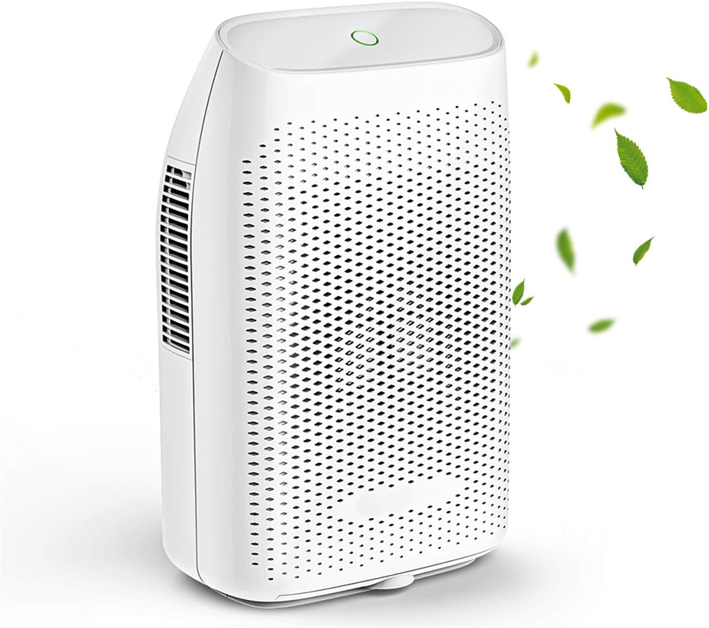 Electric Dehumidifier, Mini Dehumidifier, 2200 Cubic Feet, Compact and Portable for Moisture, Dust in Home Bedroom Bathroom Kitchen Basement Caravan Office Garage (White)