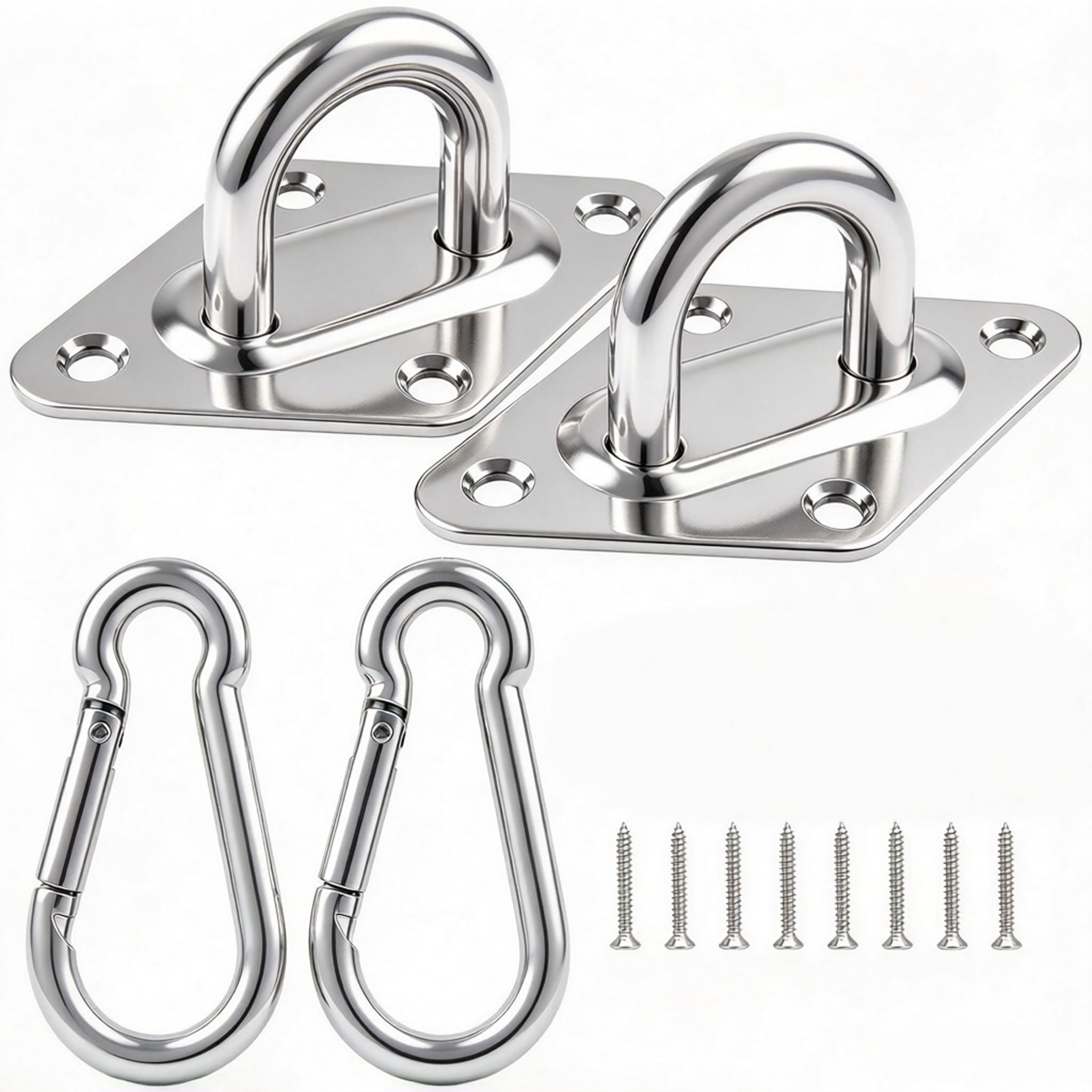 Heavy Duty Stainless Steel Ceiling Hooks - 400lb Capacity -10