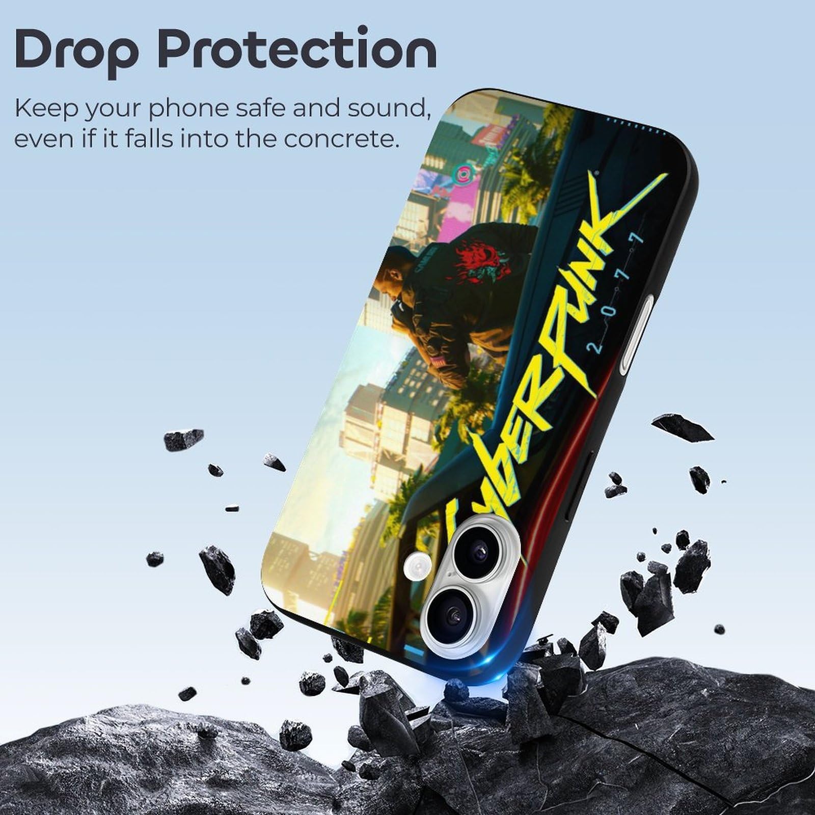 Amazon.co.jp: iPhone 16 ケース iPhone 16 カバー サイバーパンク