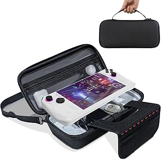 JOYTORN Protective Carrying Case for Rog Ally 7” 120Hz Console,Accessories Organizer Storage Travel Handheld Case Compatible with ASUS Rog Ally Console-Black