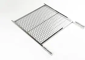 GRELHA INOX MOEDA COM REFORÇO CHURRASCO 50X50cm, 55X50cm, 60X50cm ou 65x50cm VIP INOX (55x50)