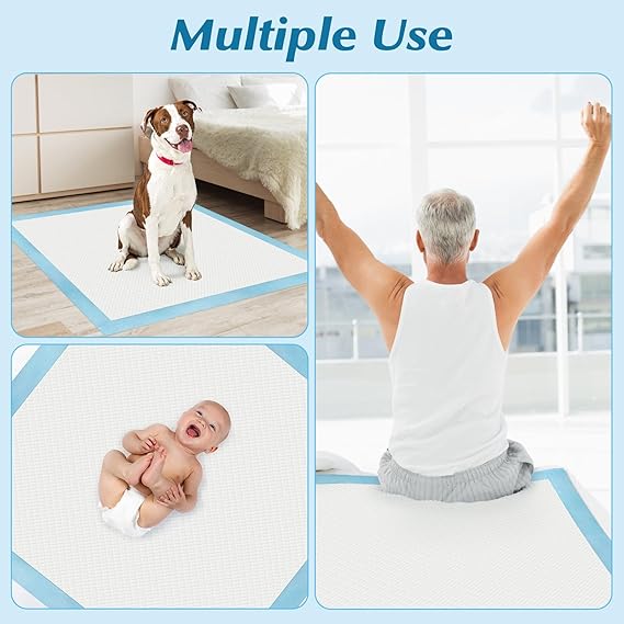 50 Count 36x36 Super Absorbency Disposable Underpads