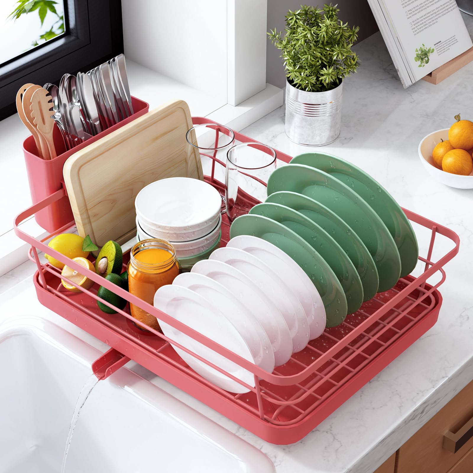 Amazon.com - Kitsure Dish Drying Rack for Kitchen Counter