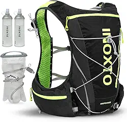 Mochila de colete de hidratação, leve, para corrida, água, com bolsa para bexiga de água de 1,5 L, mochila para caminhada, corrida, ciclismo, corrida, maratona para mulheres, homens e crianças