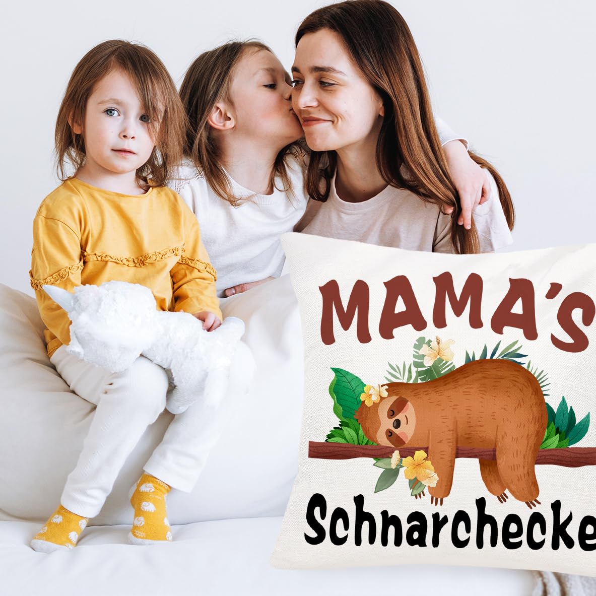 Lustiger Kissenbezug 'Mama’s Schnarchecke' – Personalisiertes Geschenk Für Muttertag, Geburtstag & Mehr
