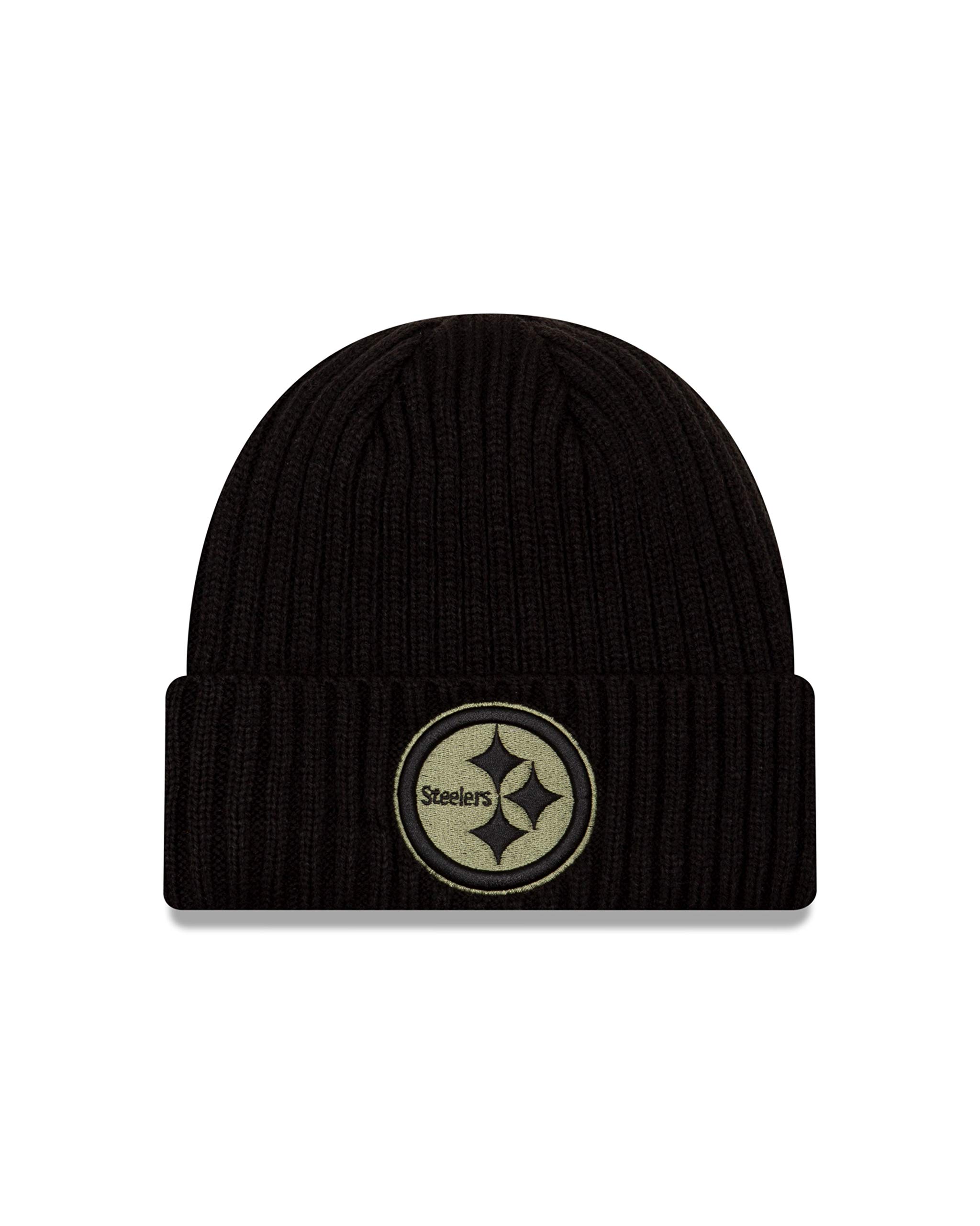 New Era Salute to Service Knit Beanie - Pittsburgh Steelers - One Size