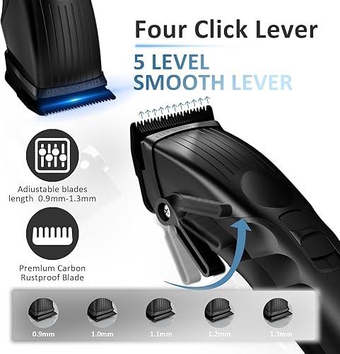 Miniatura 6 de Supreme Trimmer 2Spee STC922 - Cortadora de pelo profesional inalámbrica con hoja extraíble Tiempo de funcionamiento de 210 minutos, motor de 2