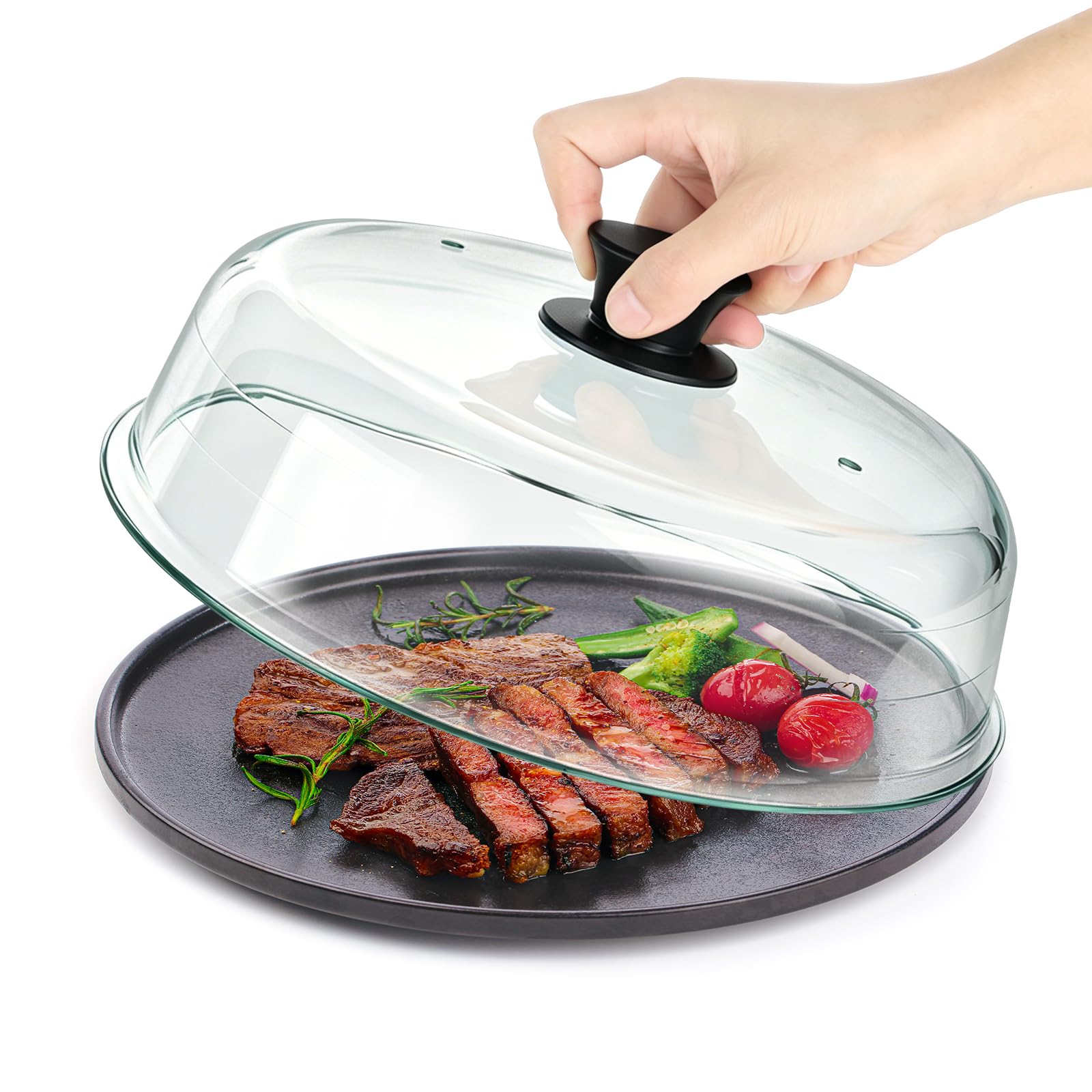 View 1 of [Missing Plate] Komokeru 10" Glass Microwave Splatter Cover