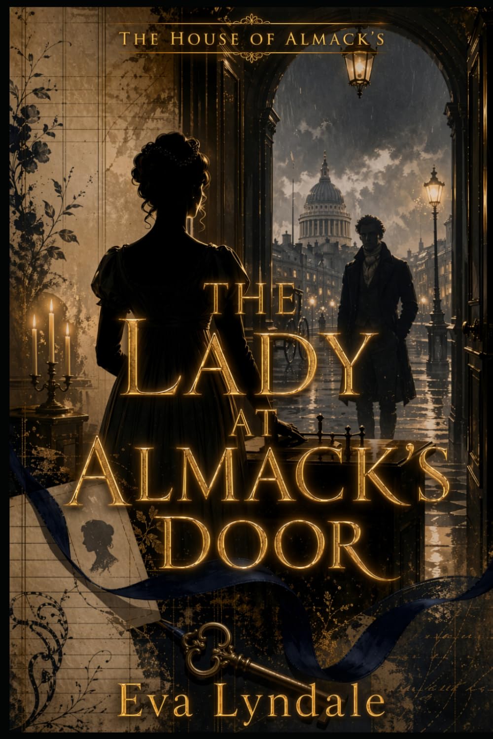 The Lady at Almack’s Door: An Enemies-to-Lovers Historical Regency Romance of Scandal, Forged Vouchers, and a Dangerous Marquess (The House of Almack’s)