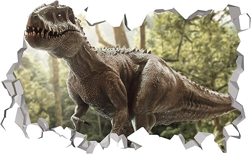 Miniatura 1 de Calcomanías de pared de dinosaurio decoración de habitación de dinosaurio decoración de pared Raptor decoración de habitación T-Rex para niños