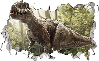 Dinosaur Wall Decals - Dinosaur Room Decor - Raptor Wall Decor Art Peel & Stick - T-Rex Room Decor for Boys - Dinosaur Wall Decal - DinosaurDecor (24