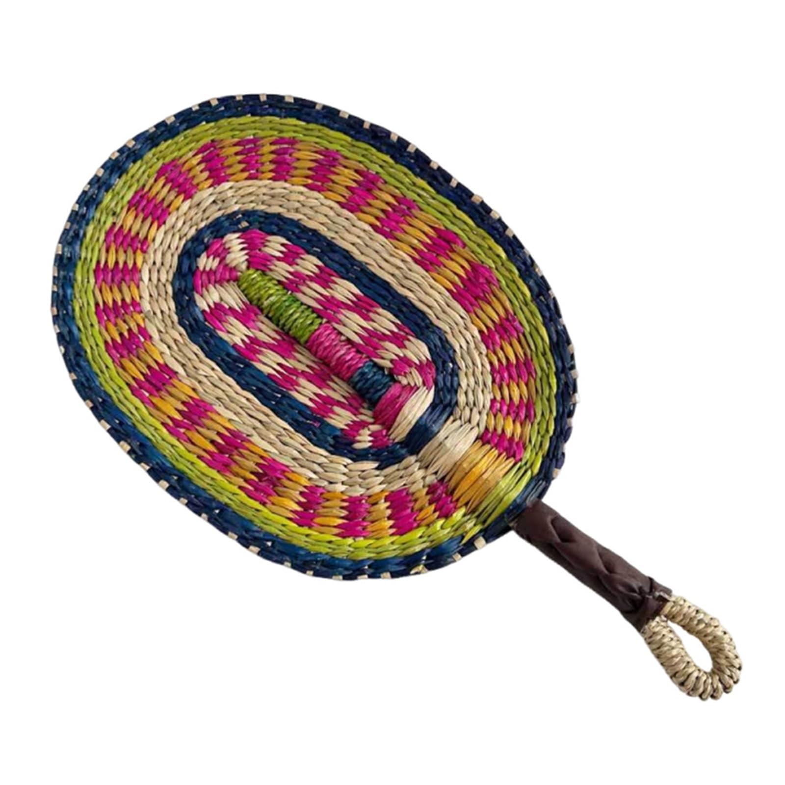 CQAHDSEVF Seagrass Handwoven Fan