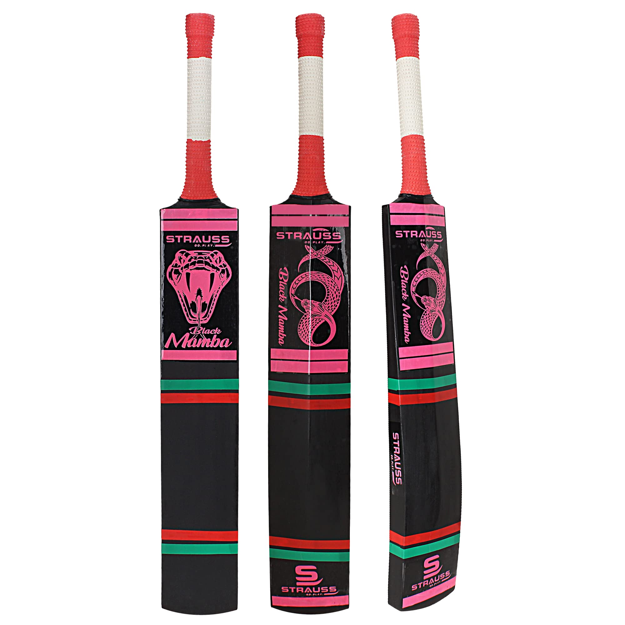 Strauss Cricket Bat | Edition: Black Mamba | Kashmir Willow | Black Mamba Tennis Cricket Bat | Full Size | Color: Black | Tennis Ball Cricket Bat (B097YLCTDR) Amazon Price History, Amazon Price Tracker