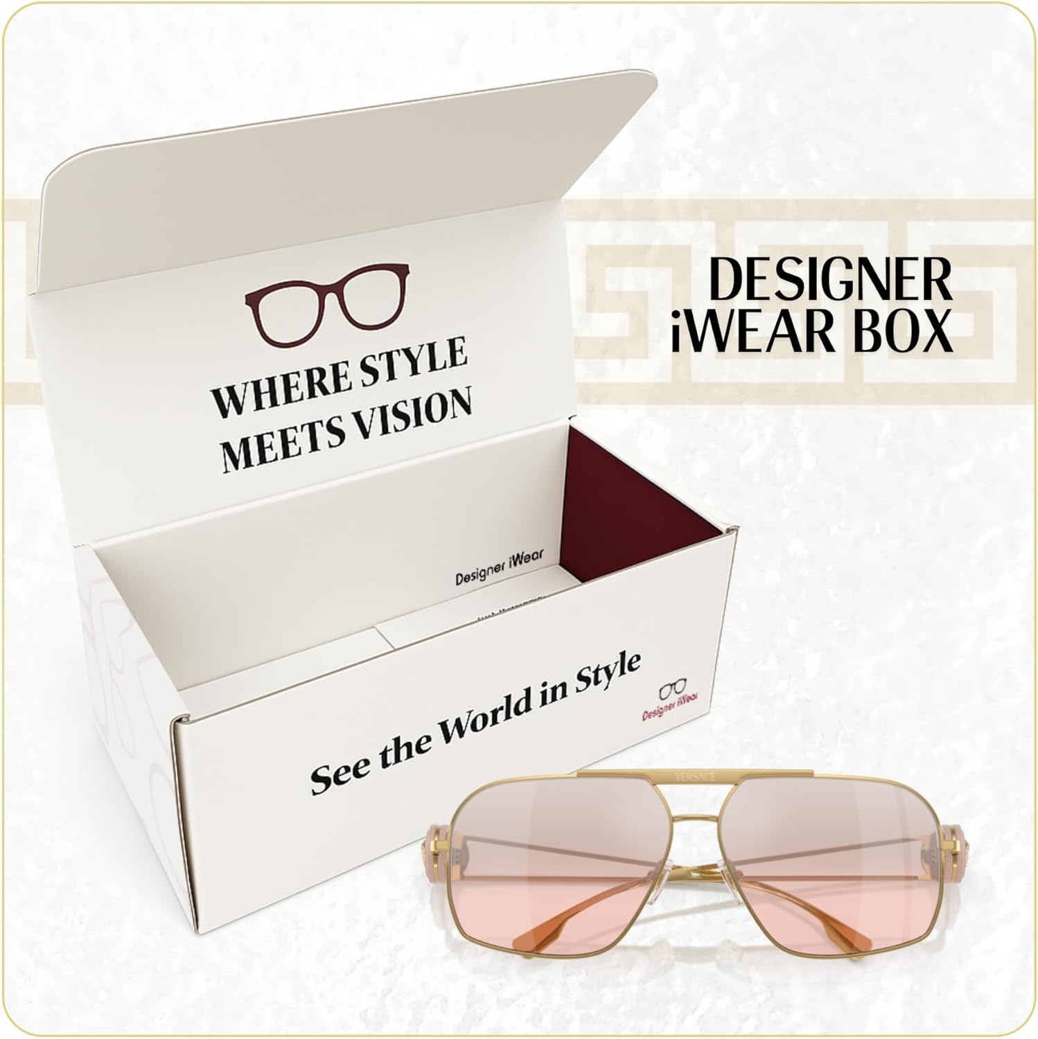 Versace VE2269 62MM Aviator Sunglasses For Men +BUNDLE with ACCESSORY EYEWEAR KIT - Image 6