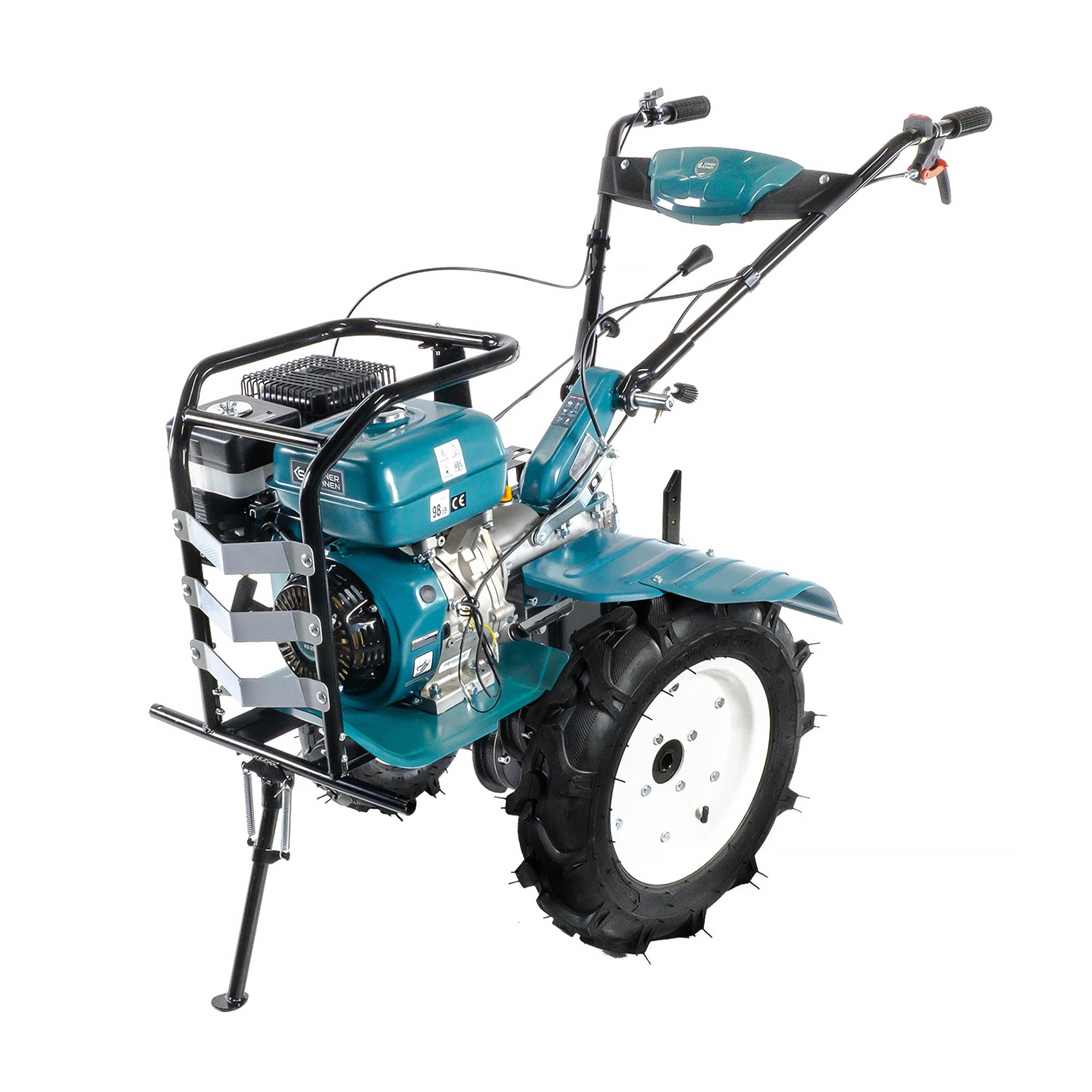 K&S Könner&Söhnen KS 9HP-1350G-3(400) - Zappa a benzina con azionamento diretto, fresa per giardino, fresa a sega forgiata,3 marce in avanti, 1 retromarcia, 9,0 PS