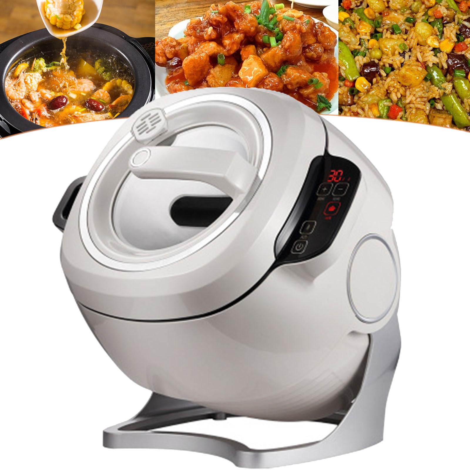 ylpddmm 2000W Commercial Food Processor, Drum Type Food Processor