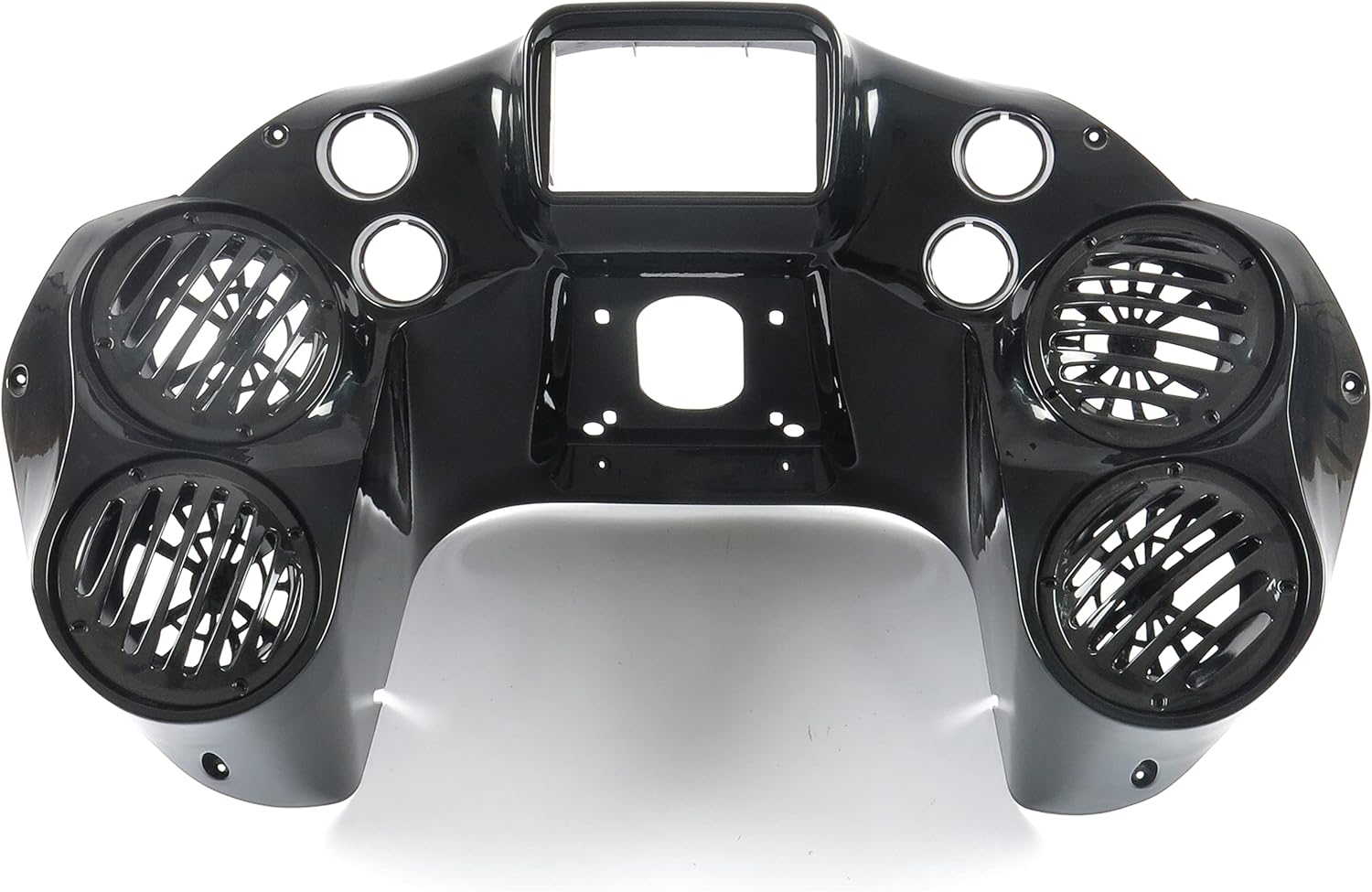 ABS Inner Front Fairing w Quad 6.5" Speaker pods Fit for 1994-2013 Harley Touring Road Glide FLTRX 95 96 97 98 99 00 01 02 03 04 05 06 07 08 09 10 11 12