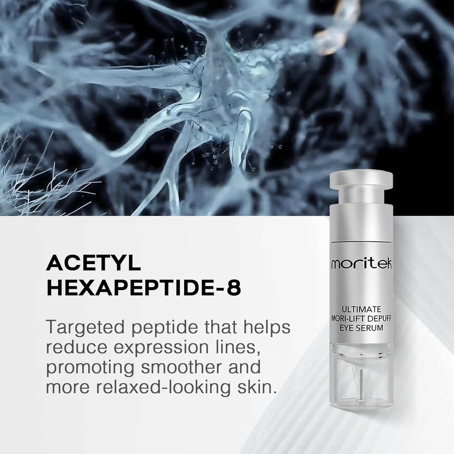 Deep Anti-Aging Wrinkle Remover & Eye Serum instantly reduces the appearance of under-eye bags, puffiness, dark circles, wrinkles, fine lines, and crow's feet - Image 3