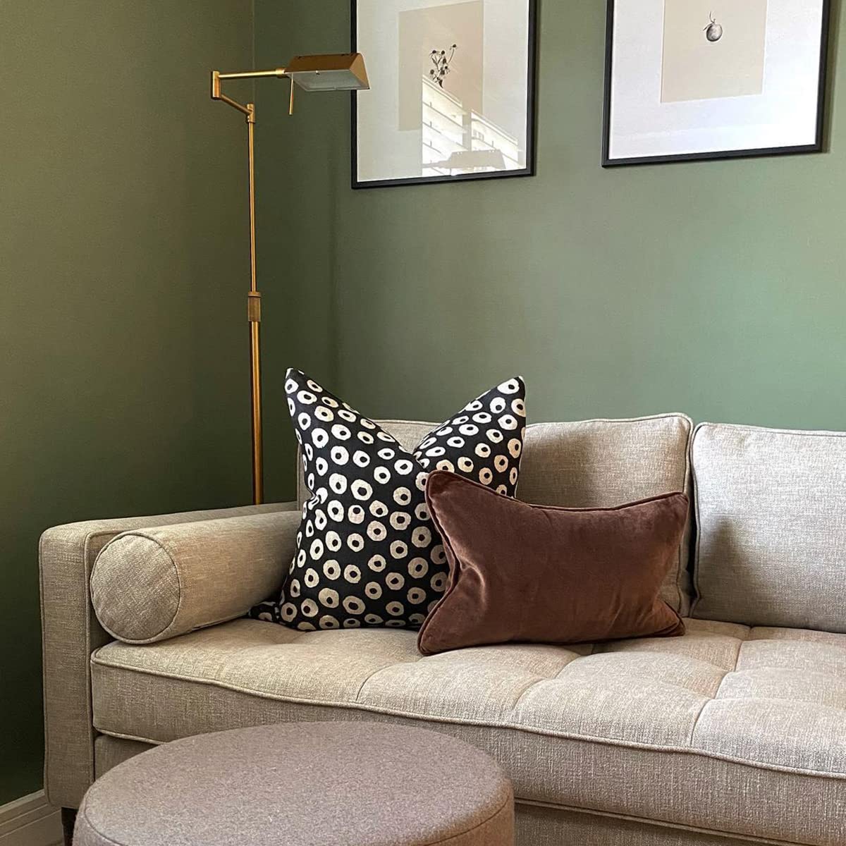 Qazqa Gold/Brass - Floor Lamp Incl. Led With Touch Dimmer - Notia - Modern | 1 Light - Steel Floor Lamp - Suitable For Living Room I Bedroom I