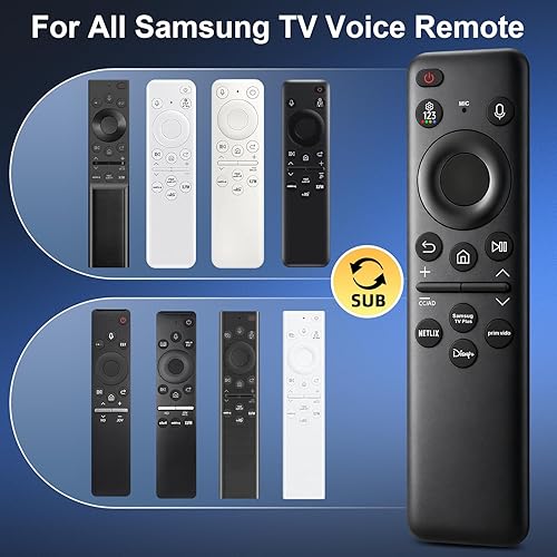 Miniatura 3 de BN59-01432A TM2360E Control remoto de voz recargable para televisores inteligentes Samsung, reemplazo para todos los 2021-2025 Samsung TV Control