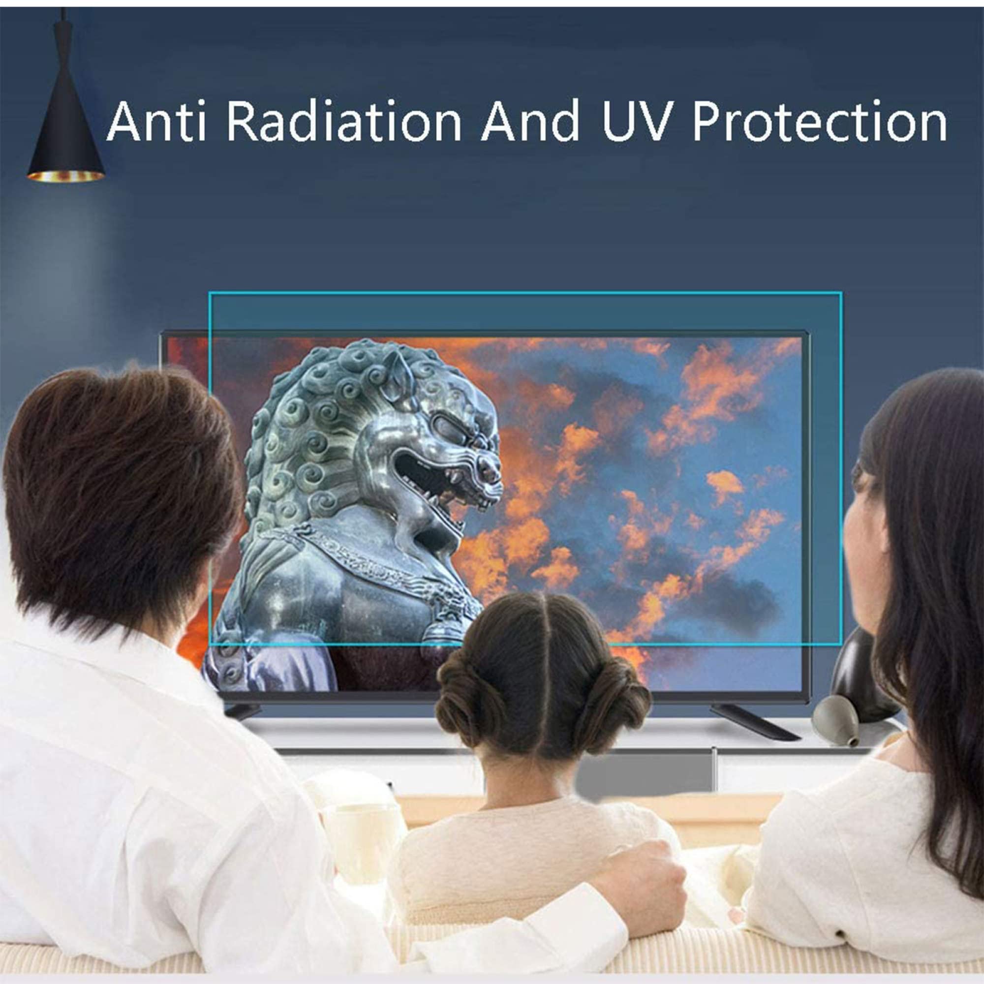Protector de pantalla para TV, Protector de pantalla TV LED, película protectora for niños antideslumbrante mate/luz azul(43in 942x529mm)
