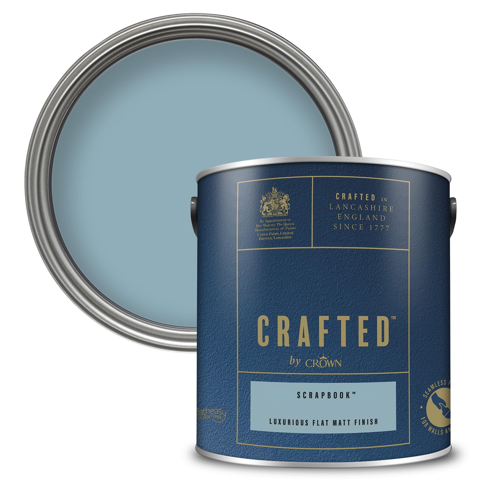 Crown Crafted Flat Matt Paint 2.5L - Scrapbook