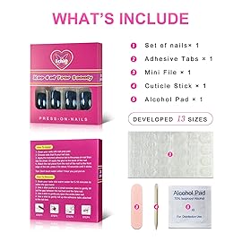 High Shine Punk False Metallic Light Blue Fake Nails Short Acrylic Nail Tips Reflective Mirror Nail Art Manicure Tool