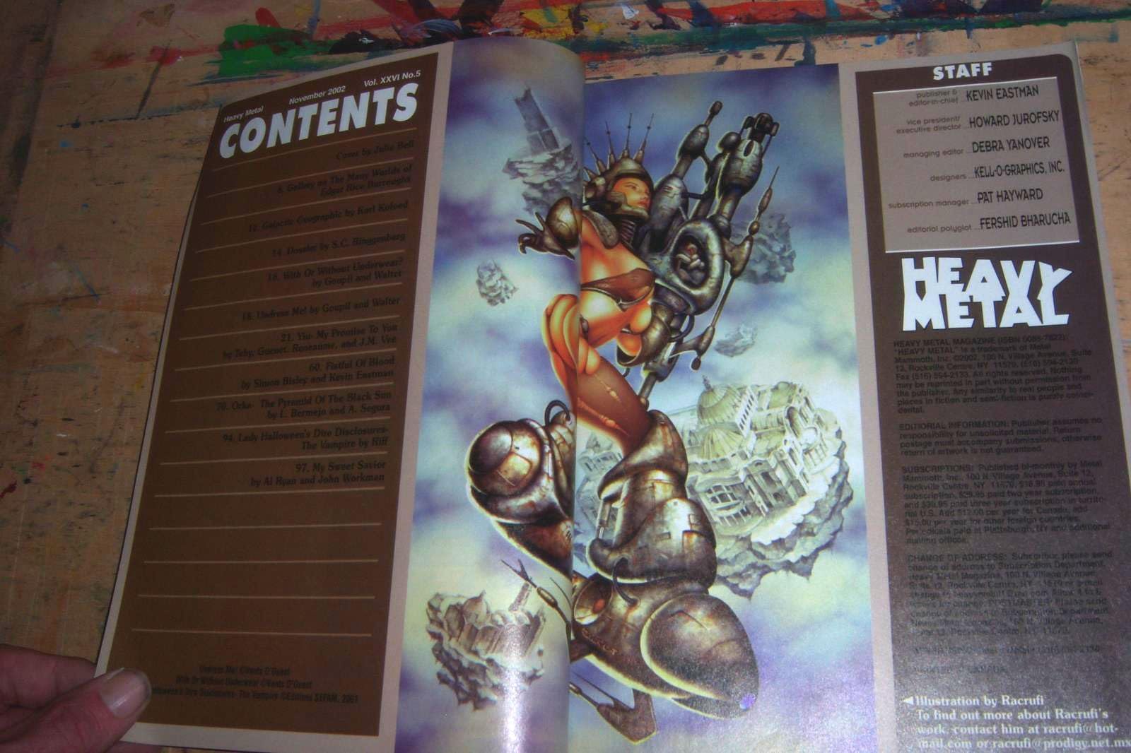 Heavy Metal Magazine November , 2002