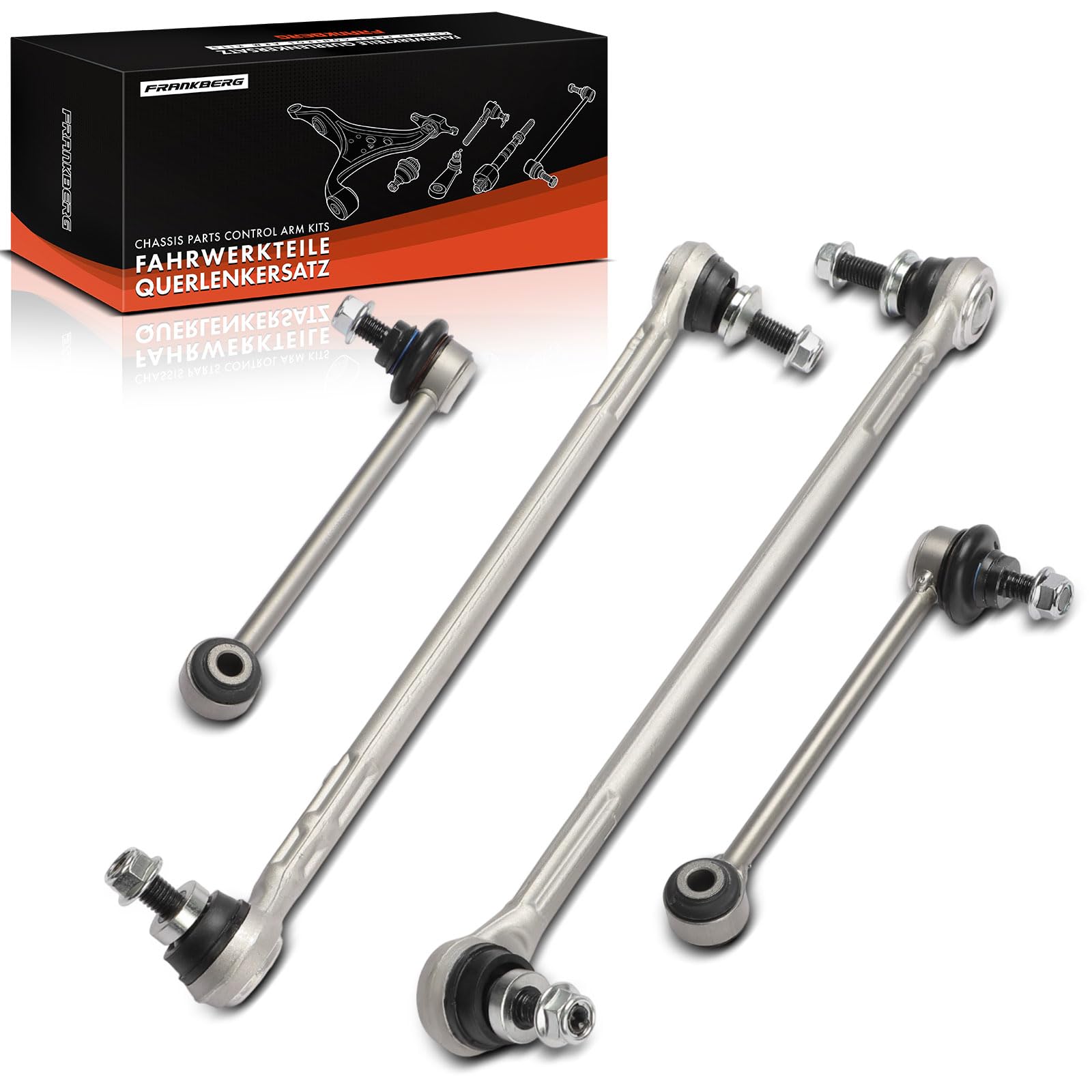 Frankberg Wahacz trójkątny przegub nośny przegub z M3 2008-2013 1 Series M Sway Bar Link przód i tył 4 szt. zamiennik # 31352283441